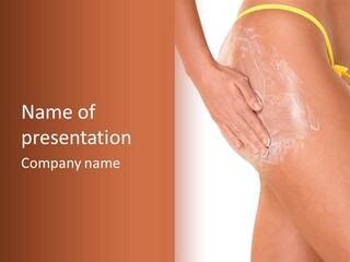 Close Healthy Skincare PowerPoint Template