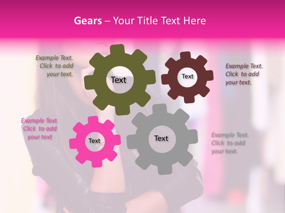 Female  Young PowerPoint Template