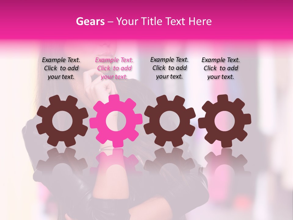 Female  Young PowerPoint Template