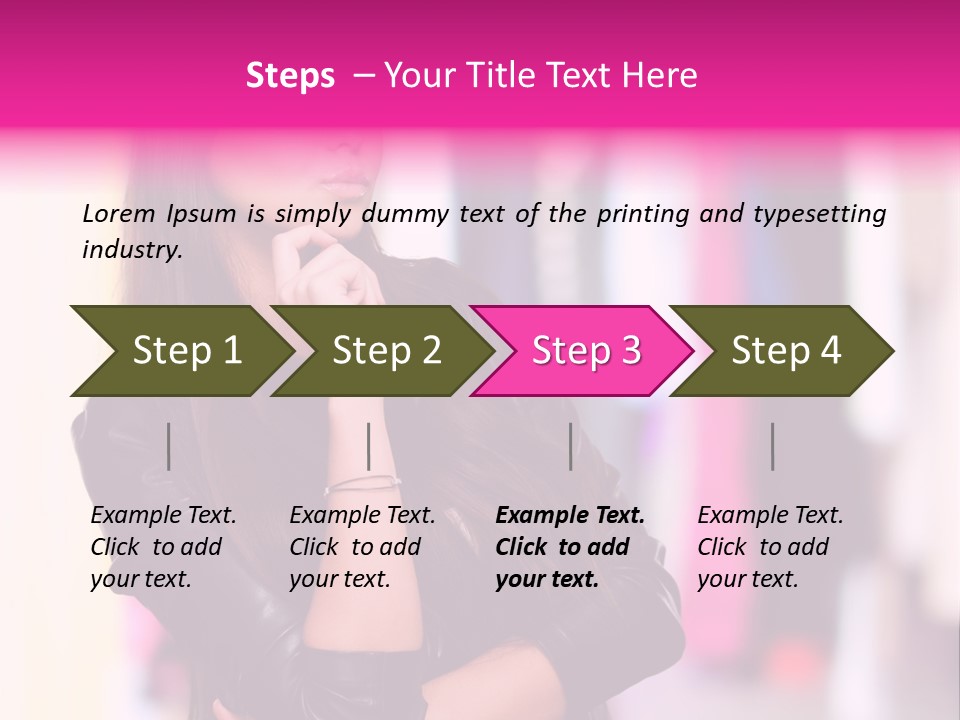 Female  Young PowerPoint Template