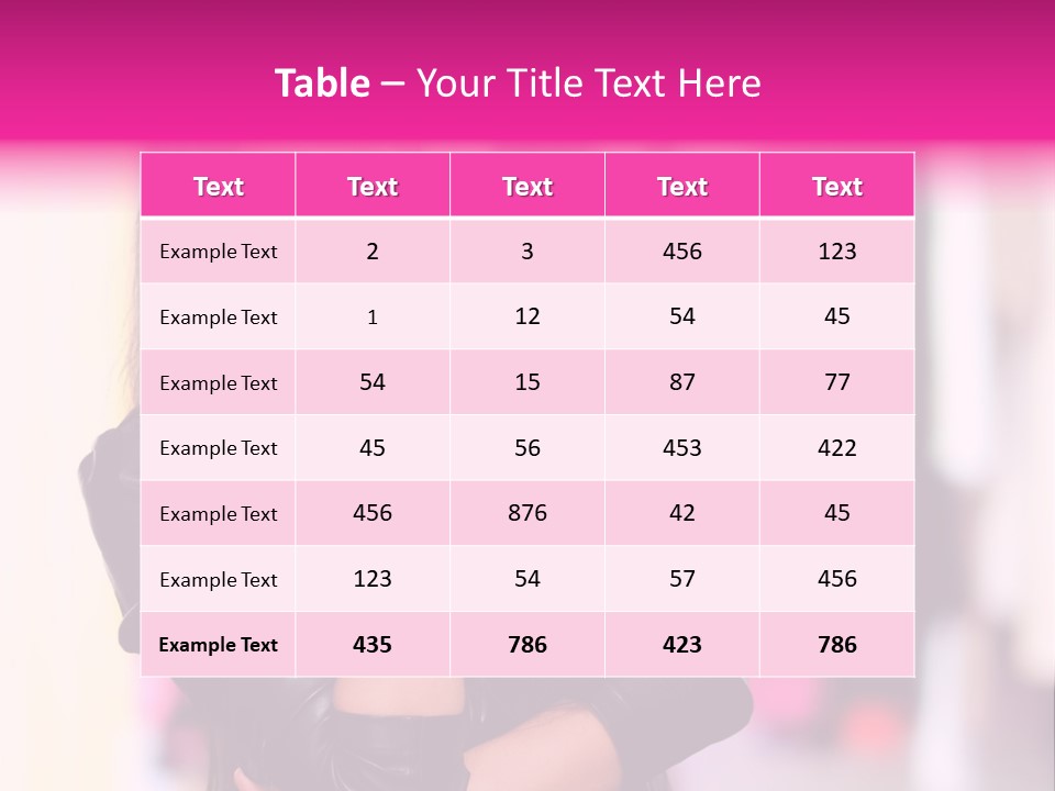 Female  Young PowerPoint Template