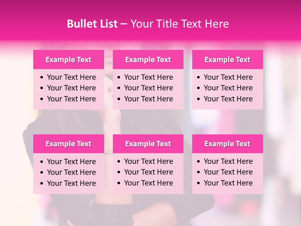 Female  Young PowerPoint Template