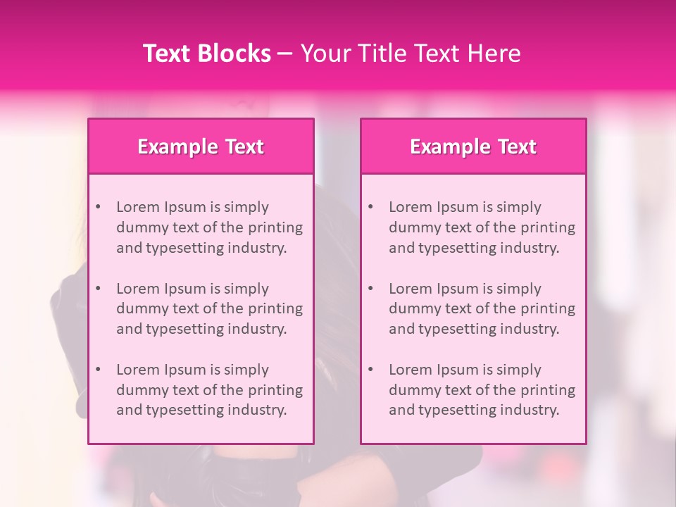 Female  Young PowerPoint Template