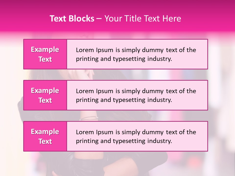 Female  Young PowerPoint Template