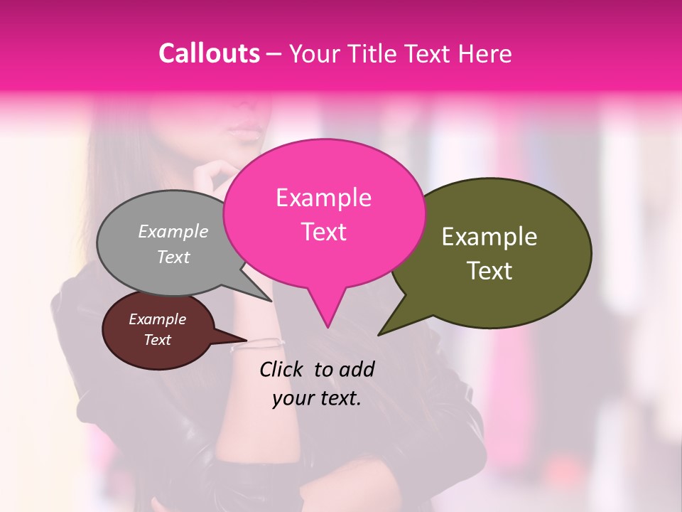 Female  Young PowerPoint Template