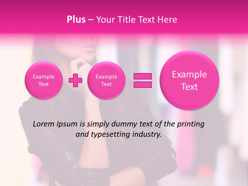 Female  Young PowerPoint Template