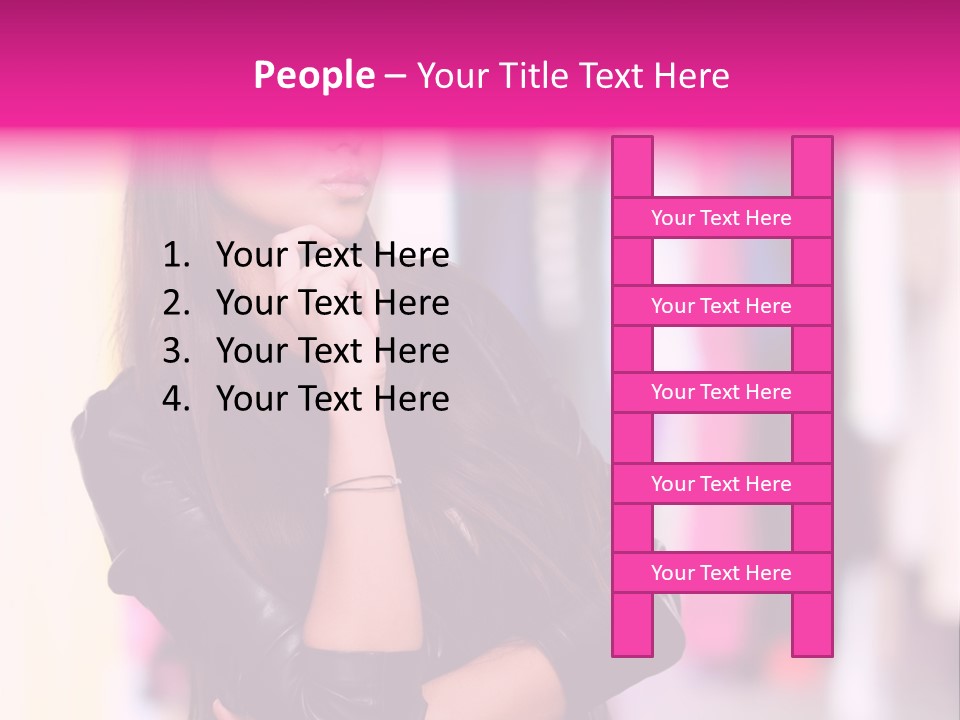 Female  Young PowerPoint Template
