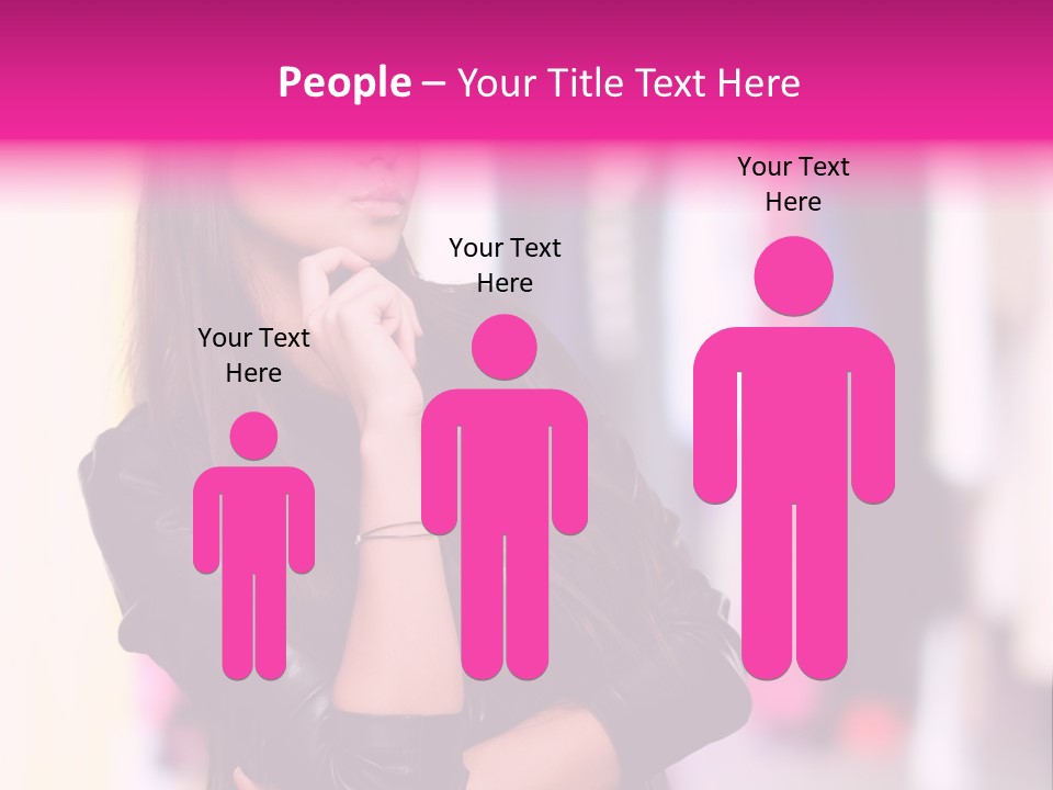 Female  Young PowerPoint Template