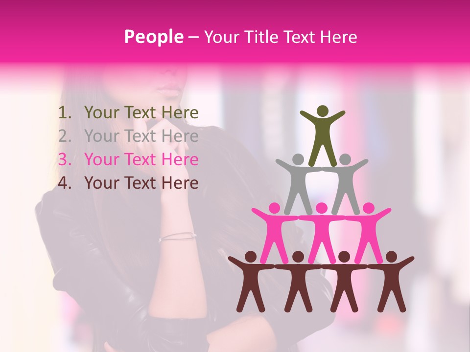 Female  Young PowerPoint Template