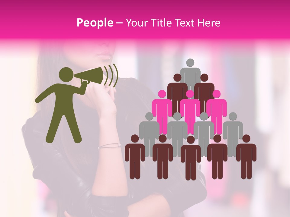 Female  Young PowerPoint Template