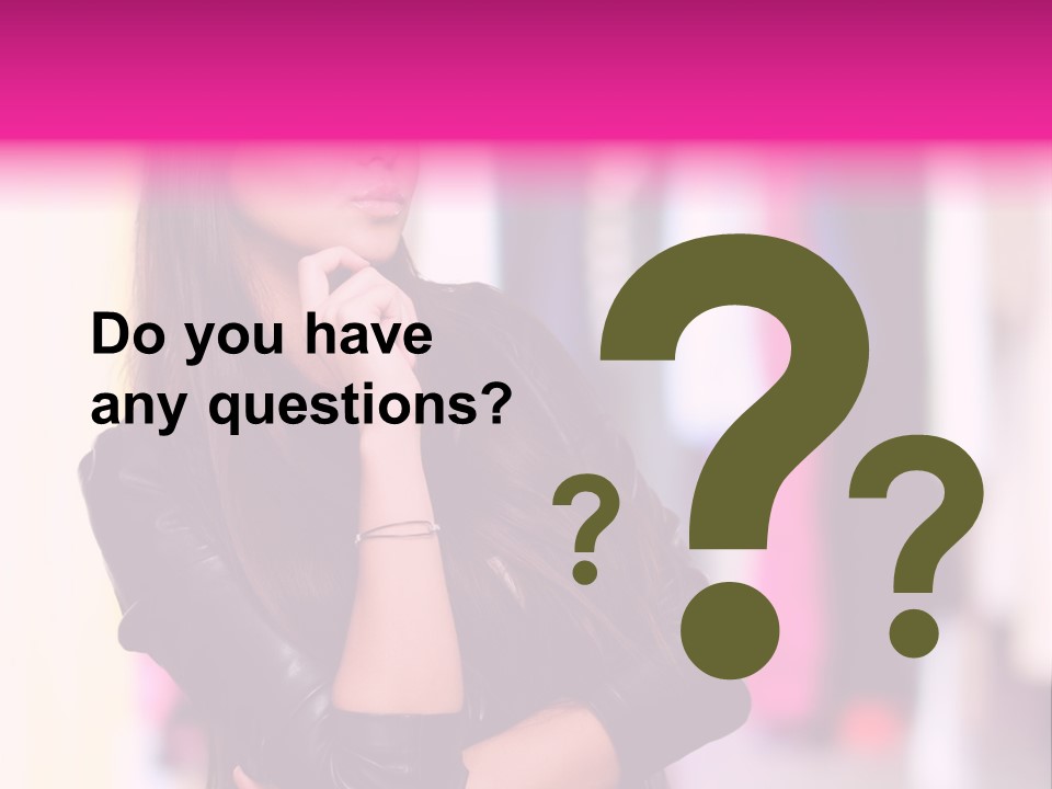 Female  Young PowerPoint Template