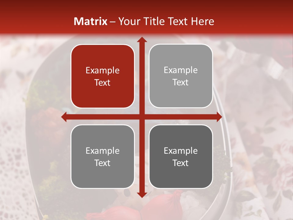 Vegetable Traditional Container PowerPoint Template