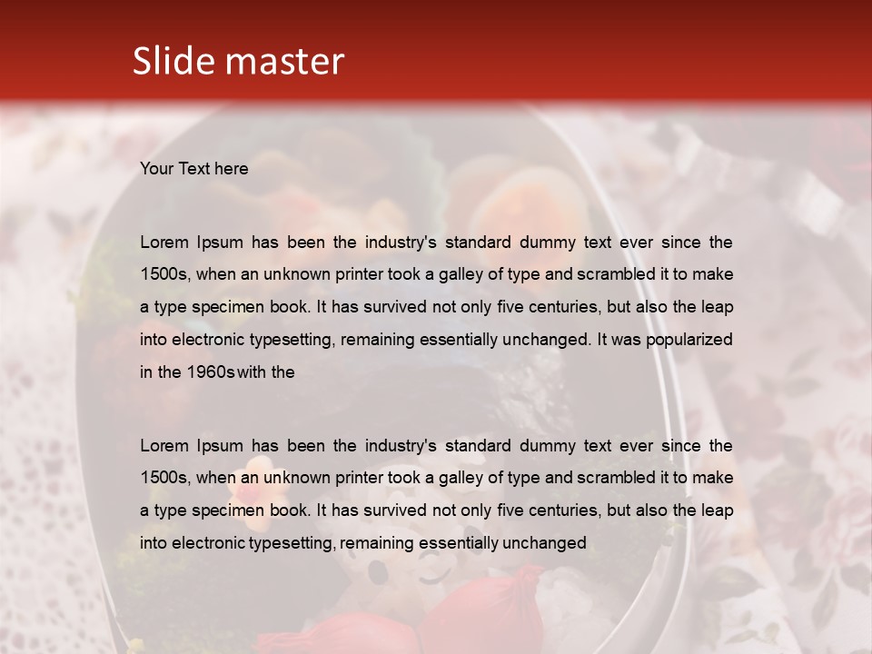 Vegetable Traditional Container PowerPoint Template