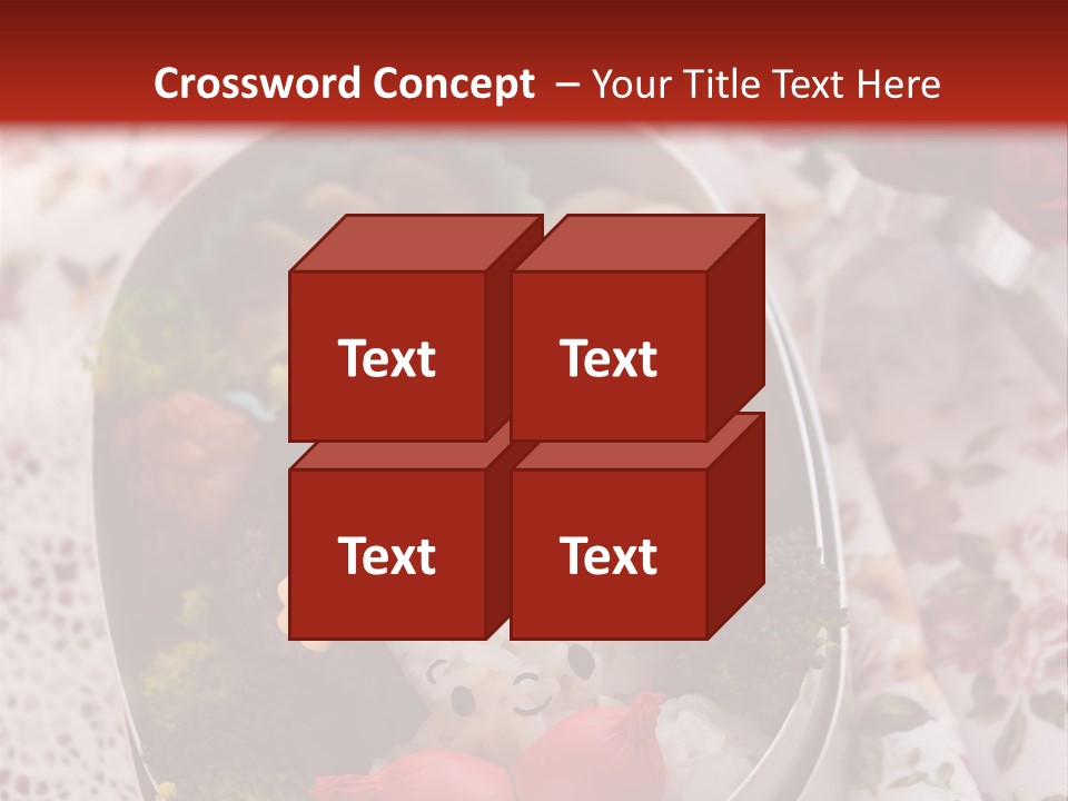 Vegetable Traditional Container PowerPoint Template