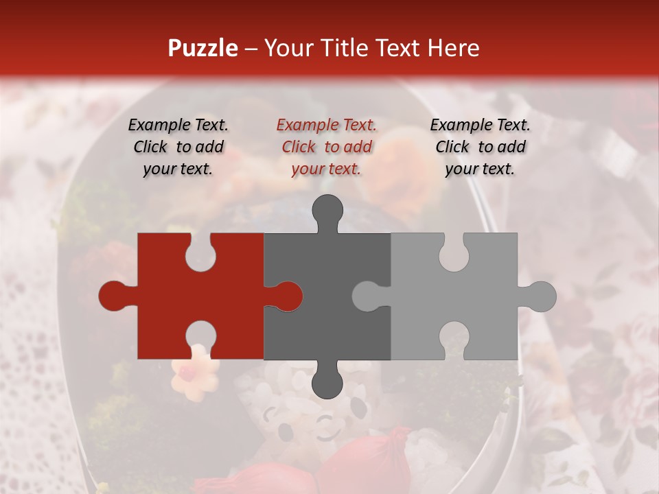 Vegetable Traditional Container PowerPoint Template