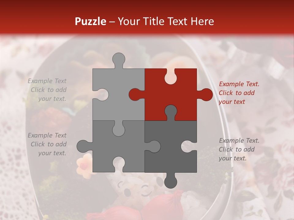 Vegetable Traditional Container PowerPoint Template