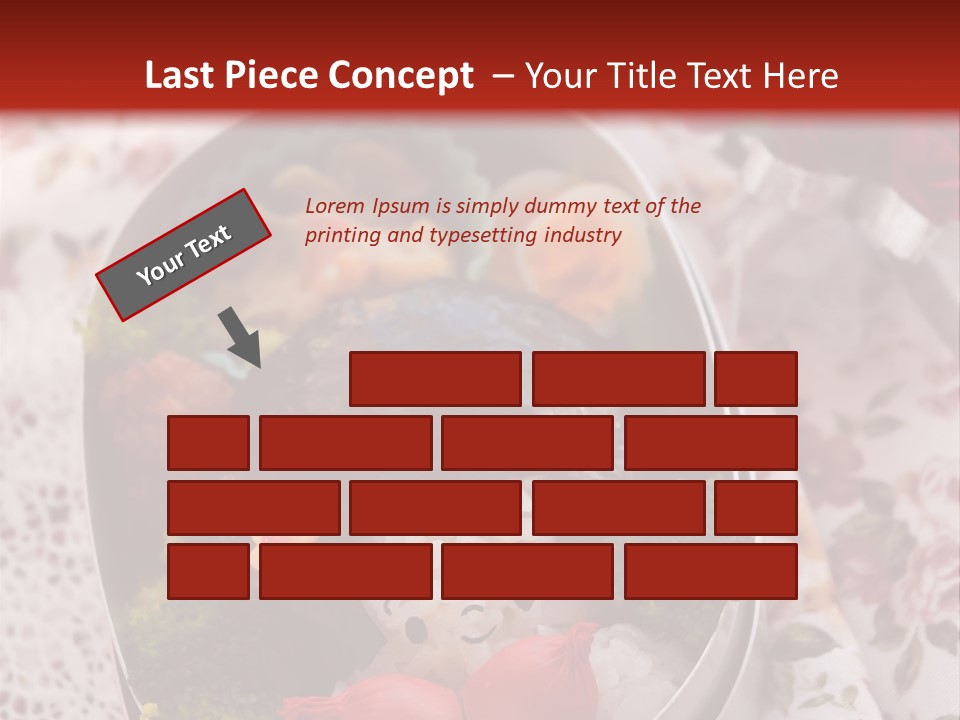 Vegetable Traditional Container PowerPoint Template