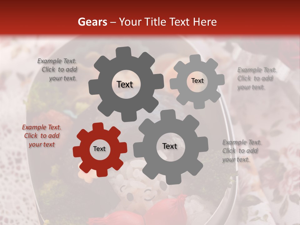 Vegetable Traditional Container PowerPoint Template