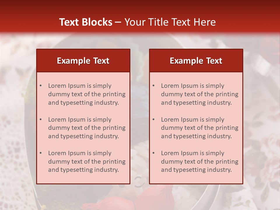 Vegetable Traditional Container PowerPoint Template