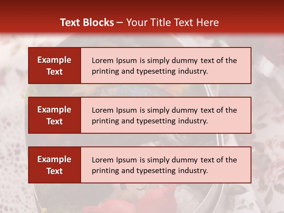 Vegetable Traditional Container PowerPoint Template