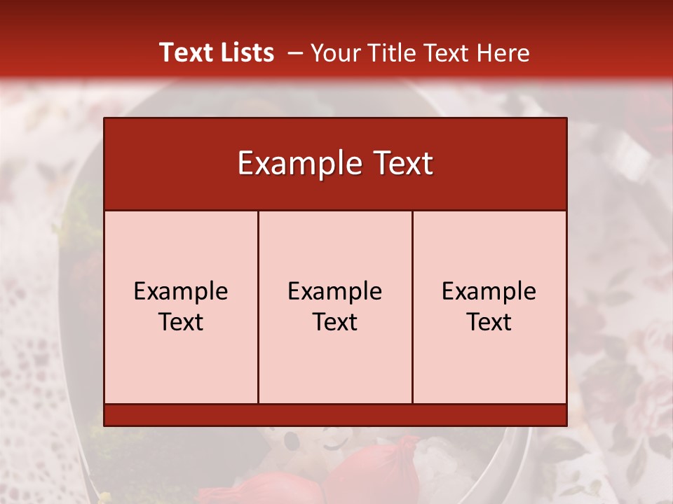 Vegetable Traditional Container PowerPoint Template