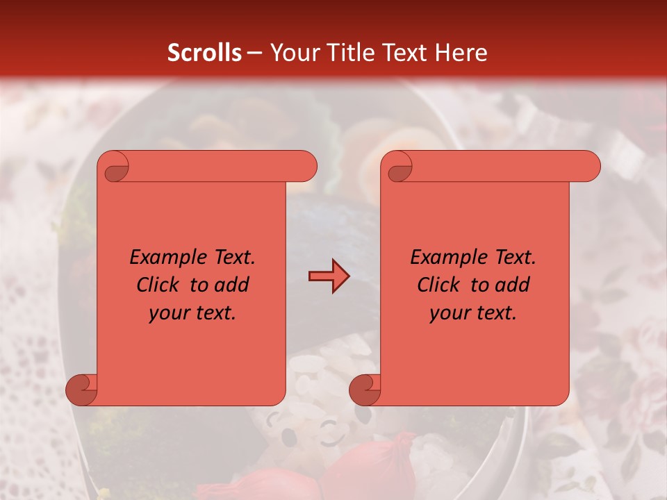 Vegetable Traditional Container PowerPoint Template