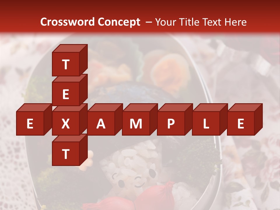 Vegetable Traditional Container PowerPoint Template