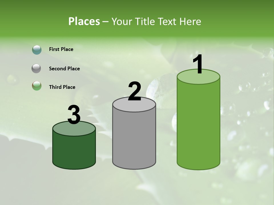 Health Leaf Treatment PowerPoint Template