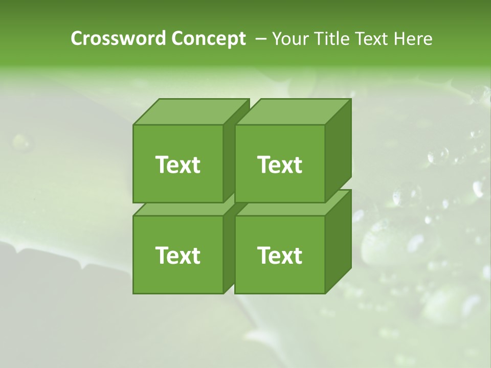 Health Leaf Treatment PowerPoint Template