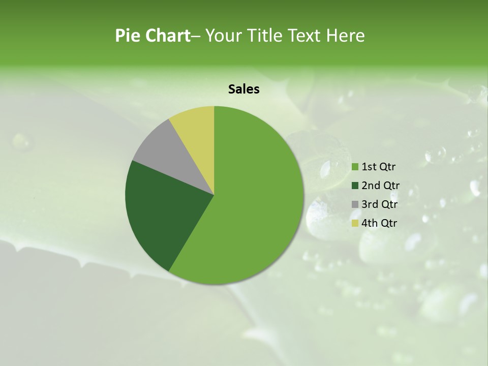 Health Leaf Treatment PowerPoint Template