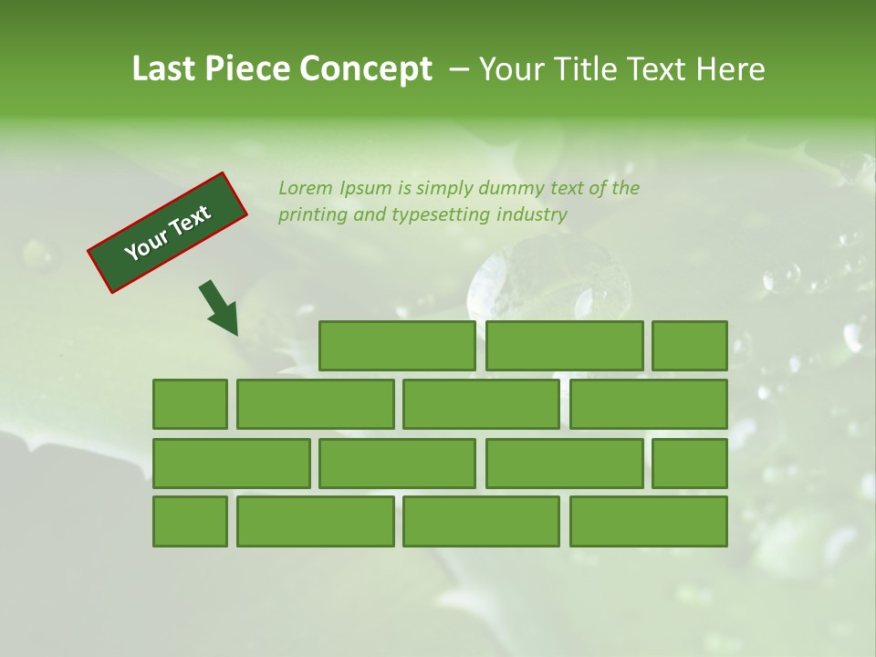 Health Leaf Treatment PowerPoint Template