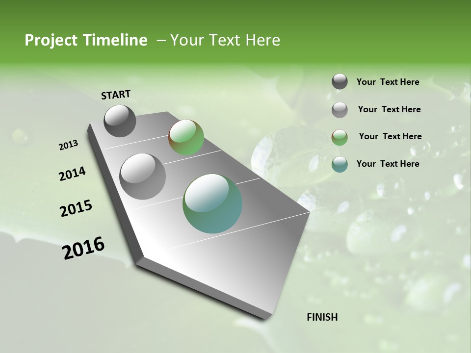Health Leaf Treatment PowerPoint Template