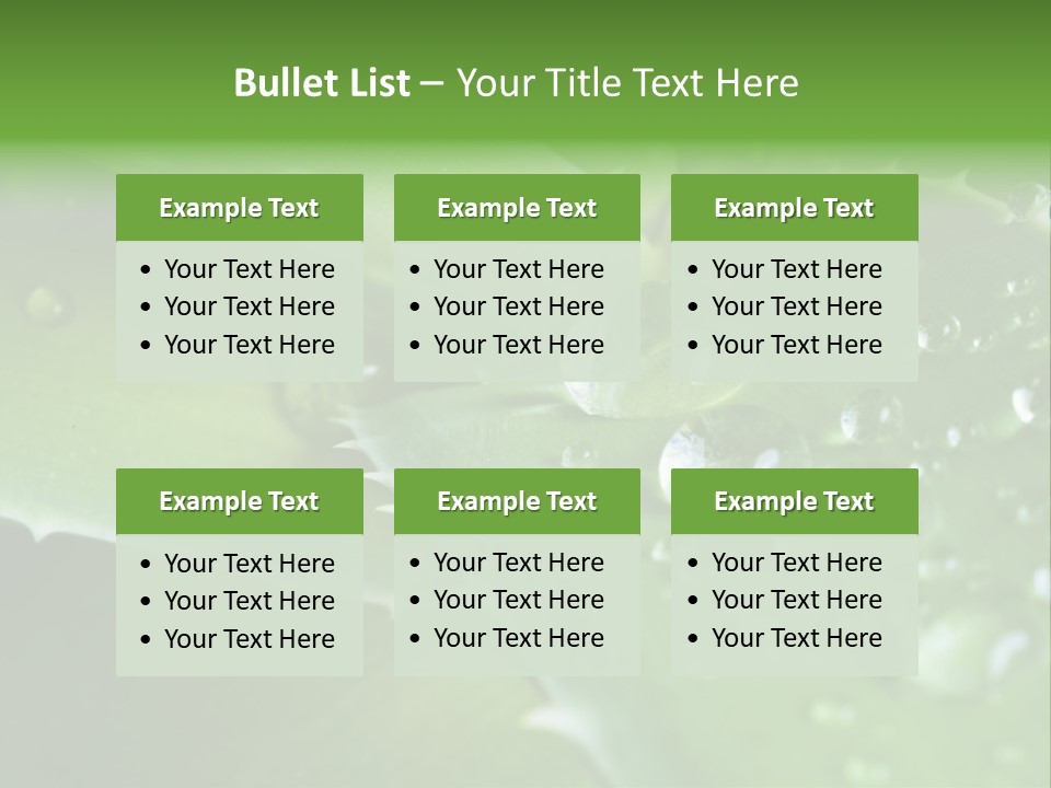 Health Leaf Treatment PowerPoint Template