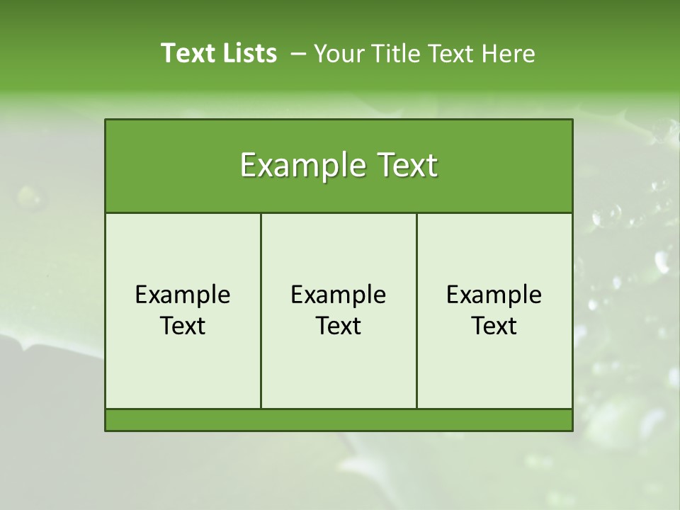 Health Leaf Treatment PowerPoint Template