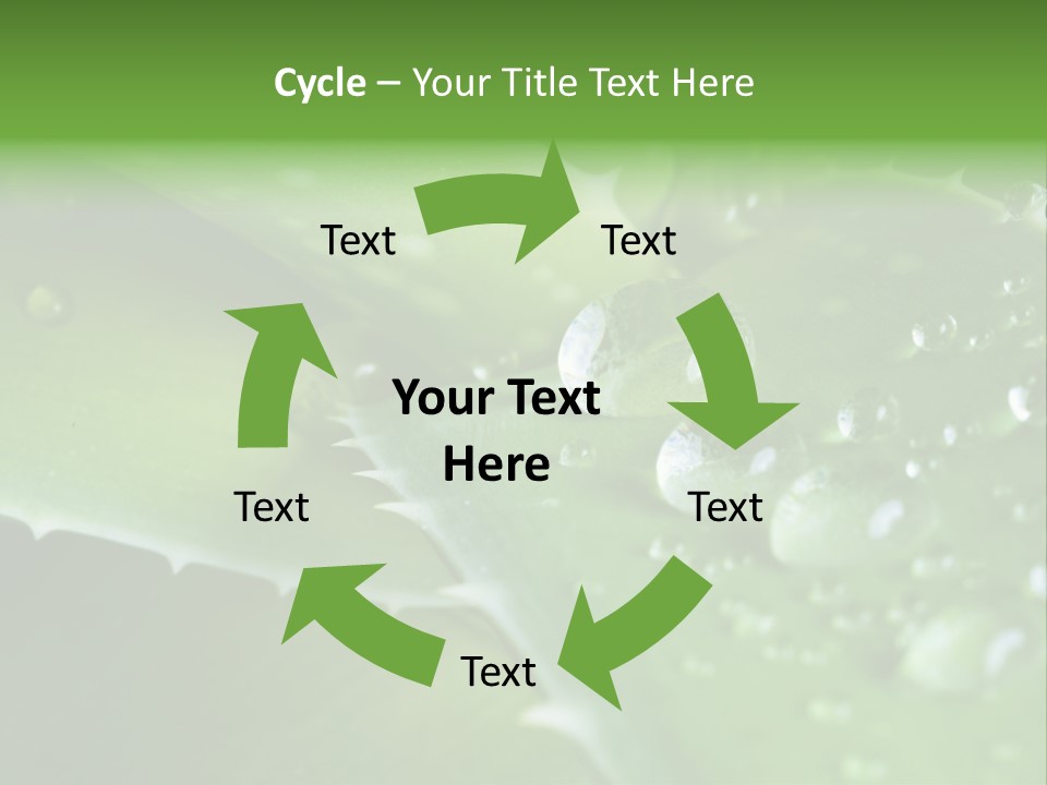 Health Leaf Treatment PowerPoint Template