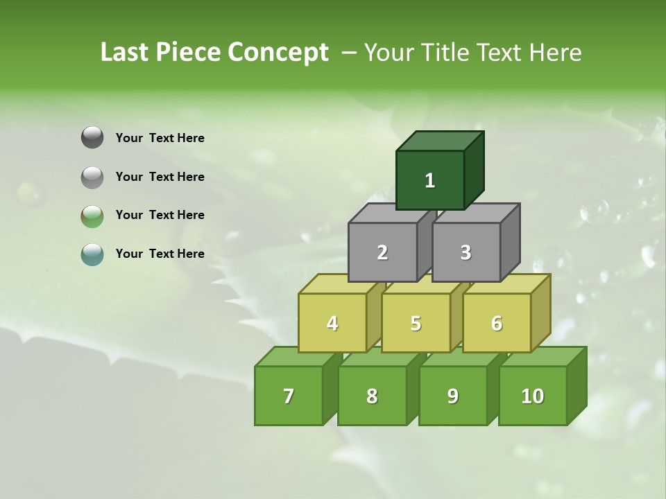 Health Leaf Treatment PowerPoint Template
