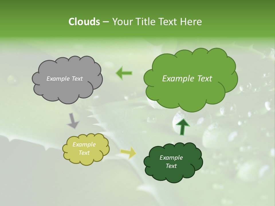 Health Leaf Treatment PowerPoint Template