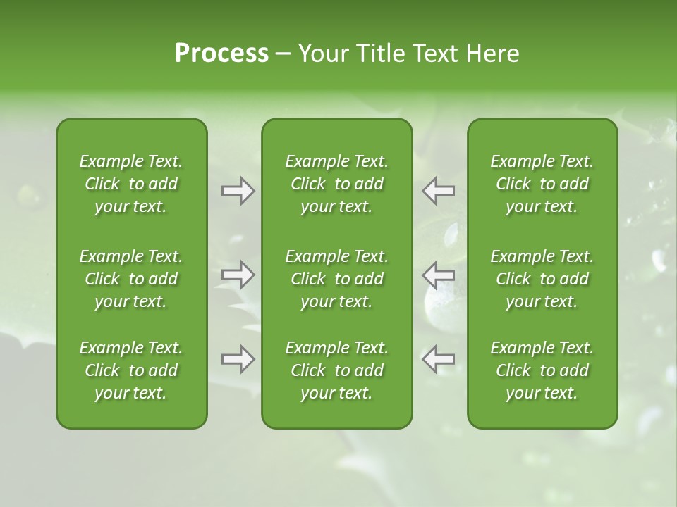 Health Leaf Treatment PowerPoint Template