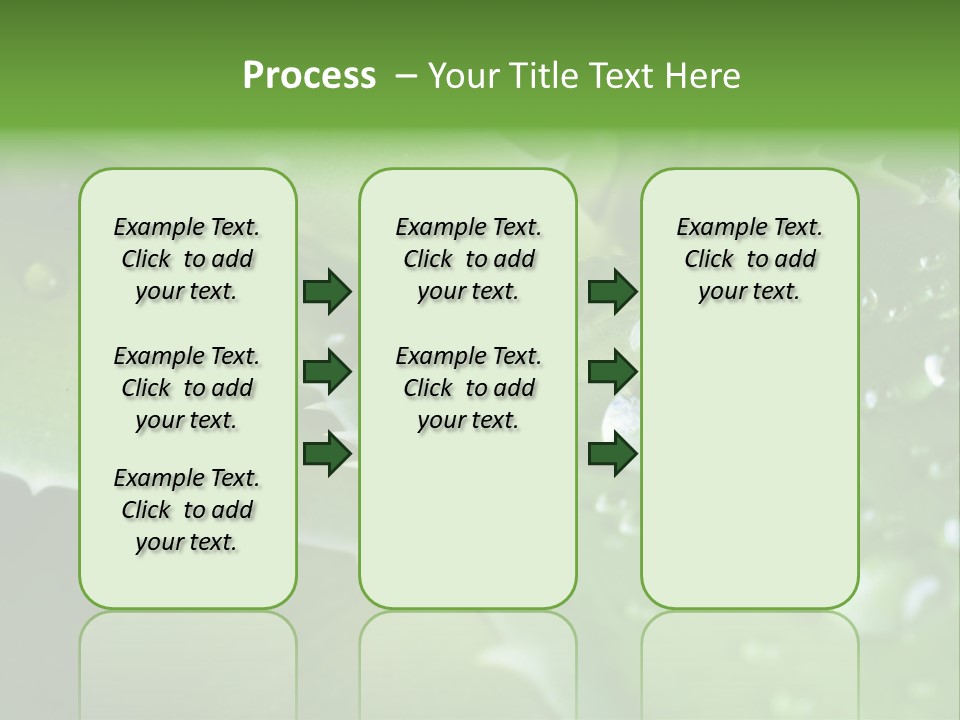 Health Leaf Treatment PowerPoint Template