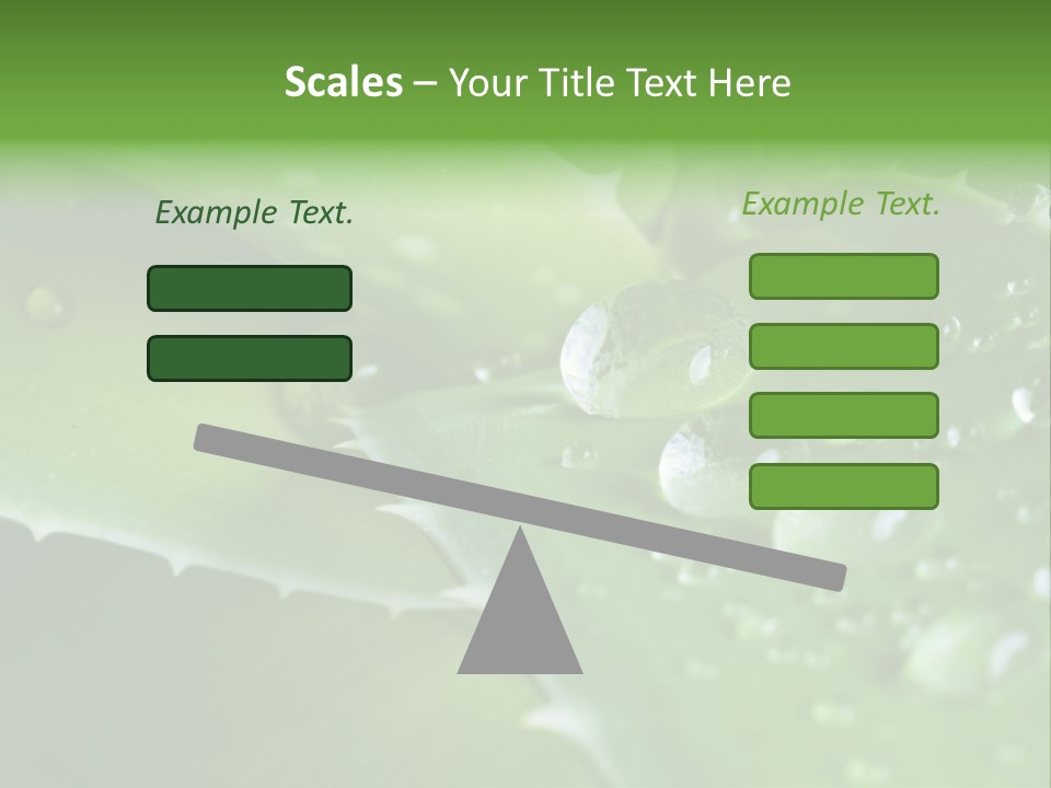 Health Leaf Treatment PowerPoint Template