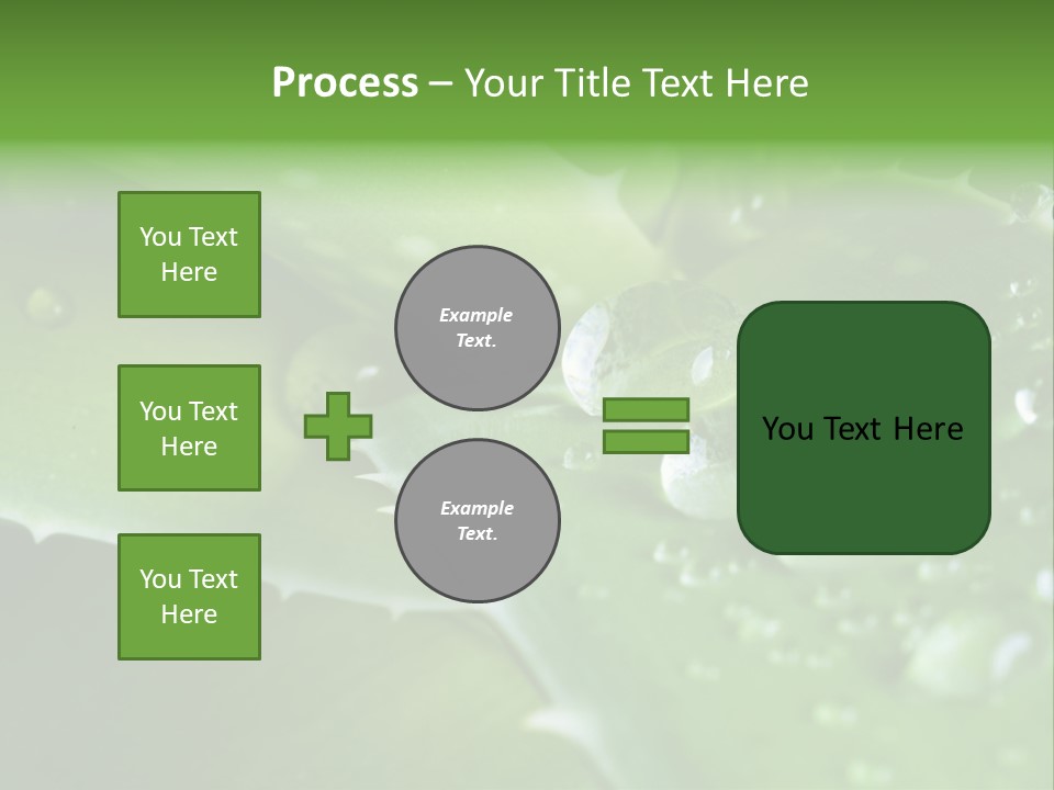 Health Leaf Treatment PowerPoint Template