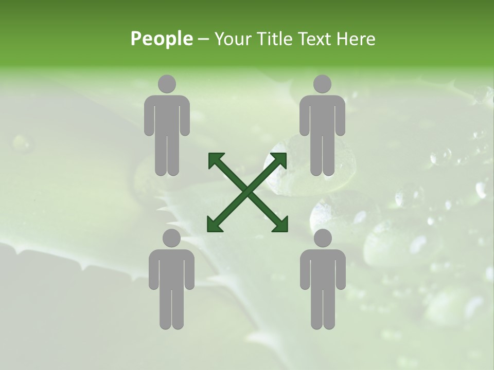 Health Leaf Treatment PowerPoint Template