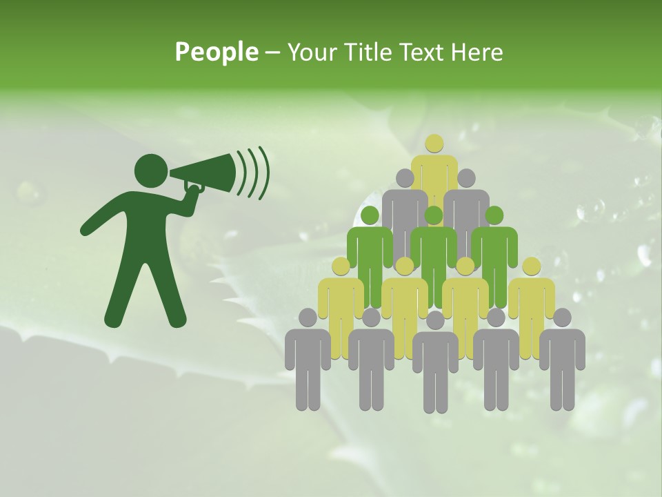 Health Leaf Treatment PowerPoint Template