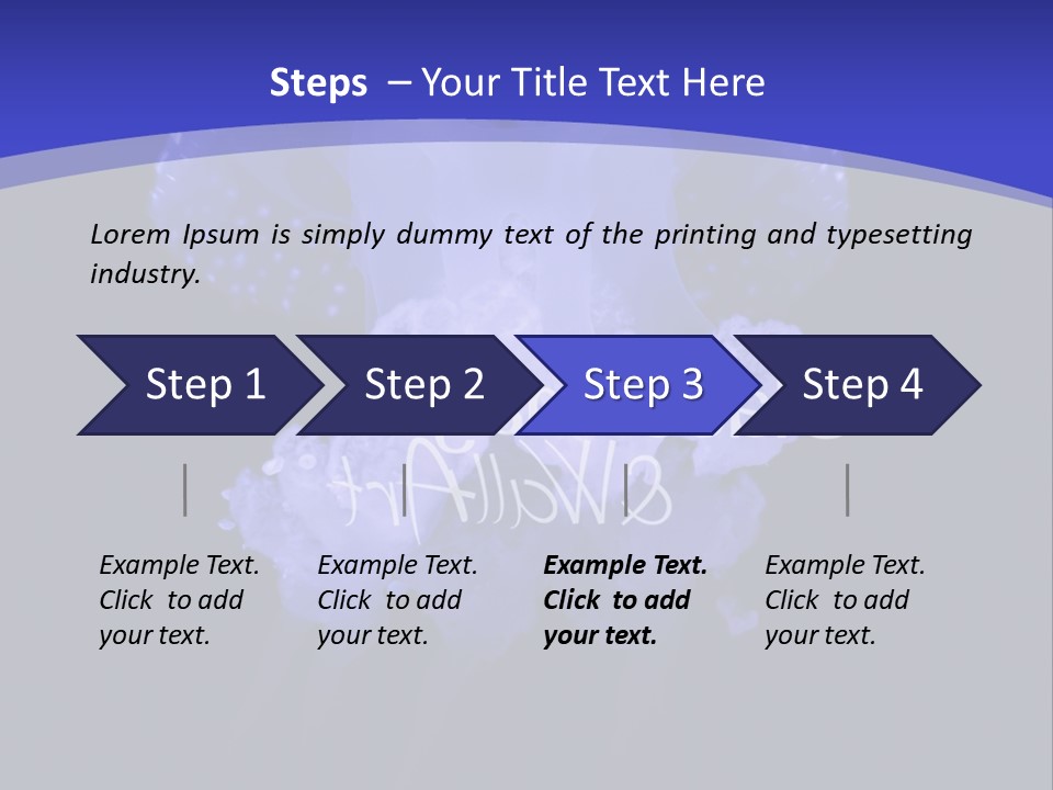 Large Sea Portuguese PowerPoint Template