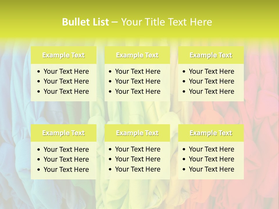 Wardrobe Shirt Wear PowerPoint Template