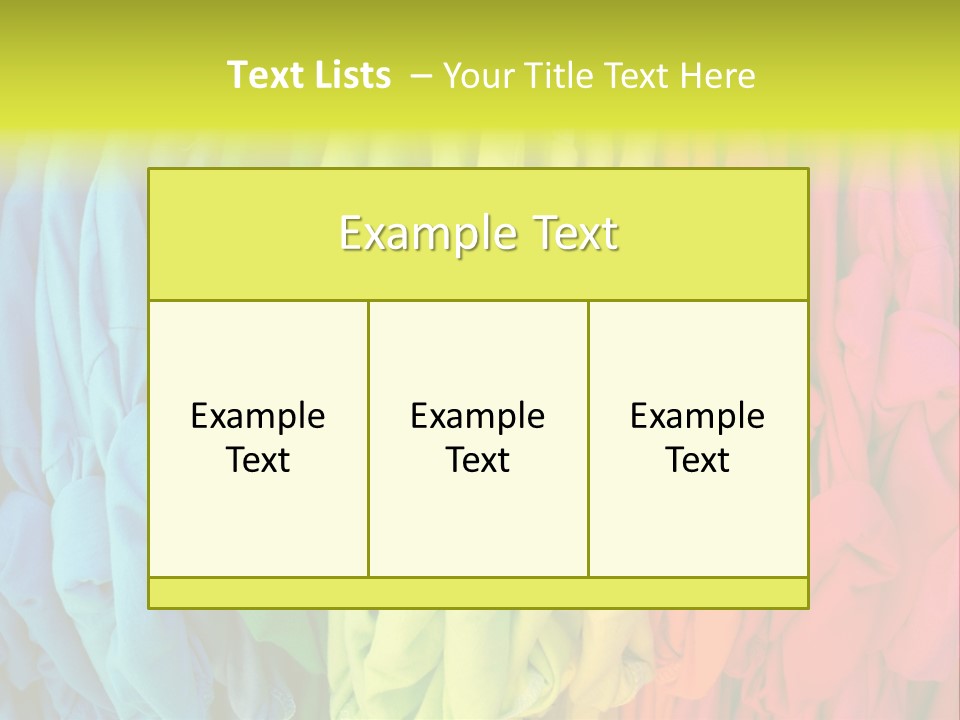 Wardrobe Shirt Wear PowerPoint Template