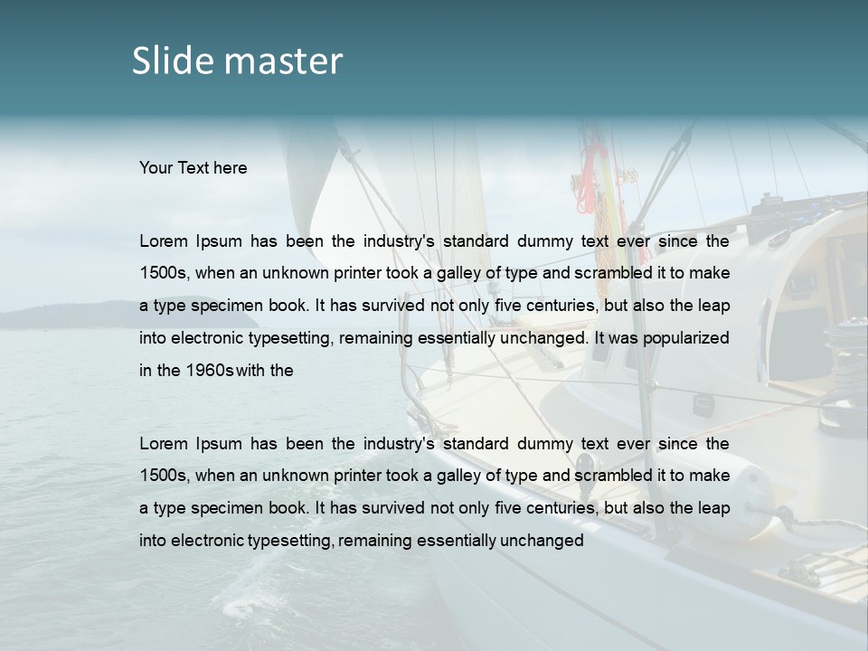 Rock Nature Water PowerPoint Template