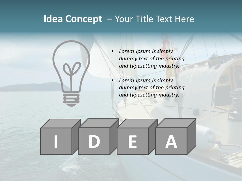 Rock Nature Water PowerPoint Template