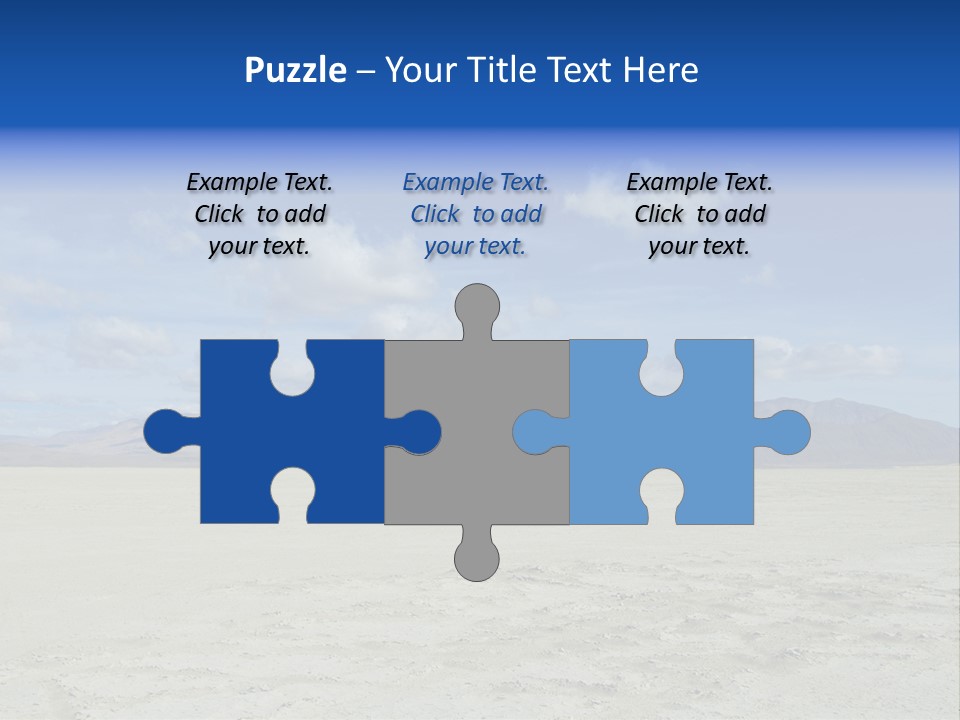 United States Lonely Southwest PowerPoint Template