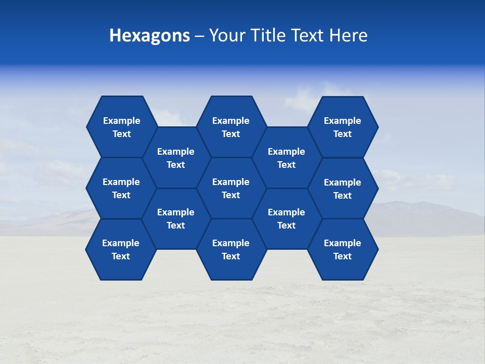United States Lonely Southwest PowerPoint Template